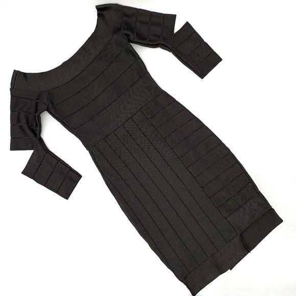 FRENCH CONNECTION Anise Off the Shoulder Rib Knit Dress - Picture 2 of 15